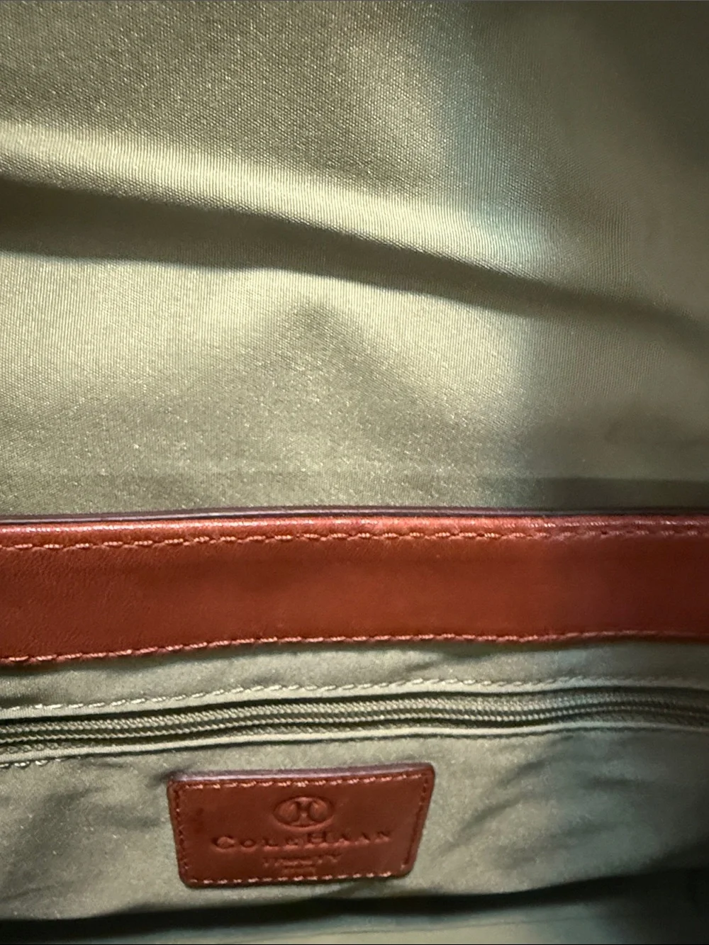 COLE HAAN Structured Shoulder Satchel